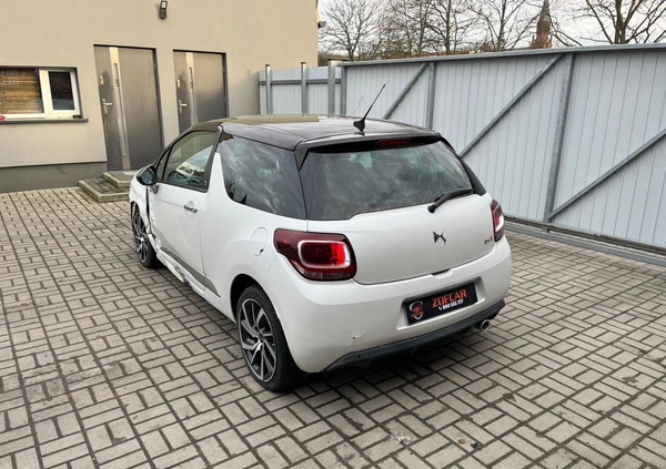 Citroen DS3 cena 15500 przebieg: 124423, rok produkcji 2016 z Ozorków małe 154